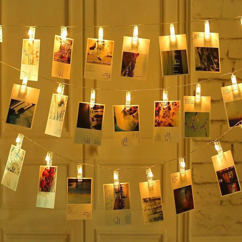 Enchanting LED Photo Clip Lights