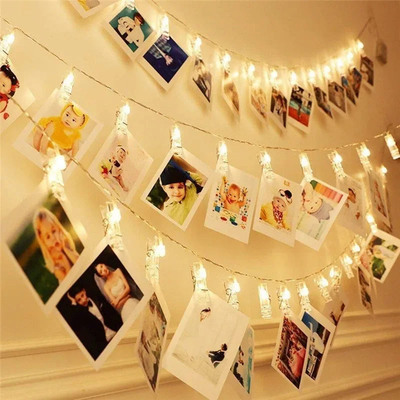 Enchanting LED Photo Clip Lights