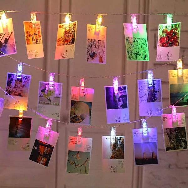 Enchanting LED Photo Clip Lights