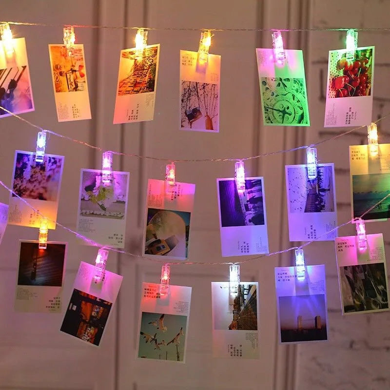Enchanting LED Photo Clip Lights