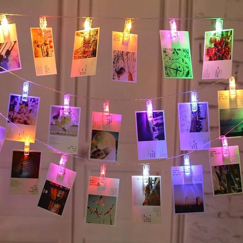 Enchanting LED Photo Clip Lights